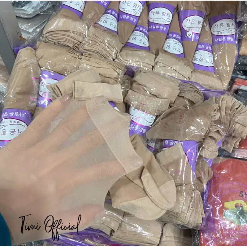 Tất da chân tất giấy nữ siêu dai vớ cổ ngắn mỏng Timi M01 4