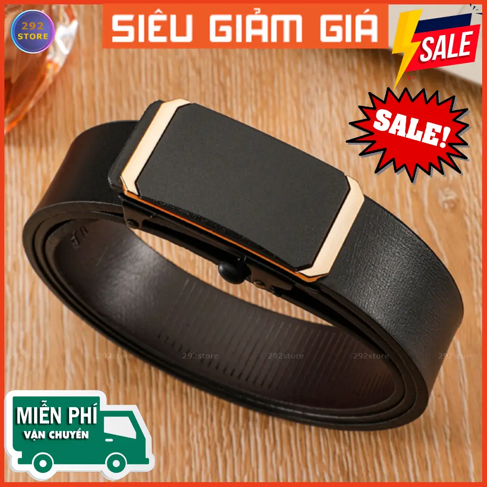 Thắt lưng nam thời trang cao cấp khoá tự động lịch lãm năng động - Nịt nam phong cách hàn quốc