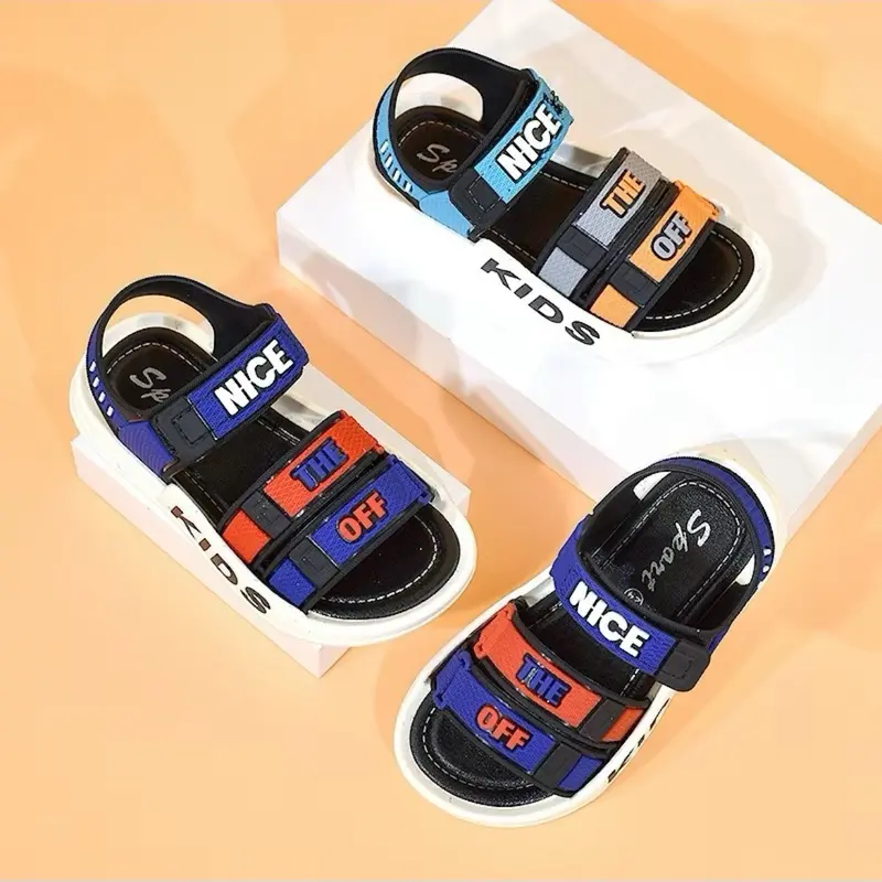 Sandal bé trai đi êm chân từ 2-7 tuổi Cao Su Dép Sandal 0