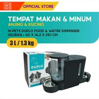 Gambar M-Pets Duplo Food & Water Dispenser 3L / Tempat Makan Minum Hewan - dispenser makanan dan minum hewan dari M-Pets Volk Pets Indonesia Kota Tangerang 1 Tokopedia