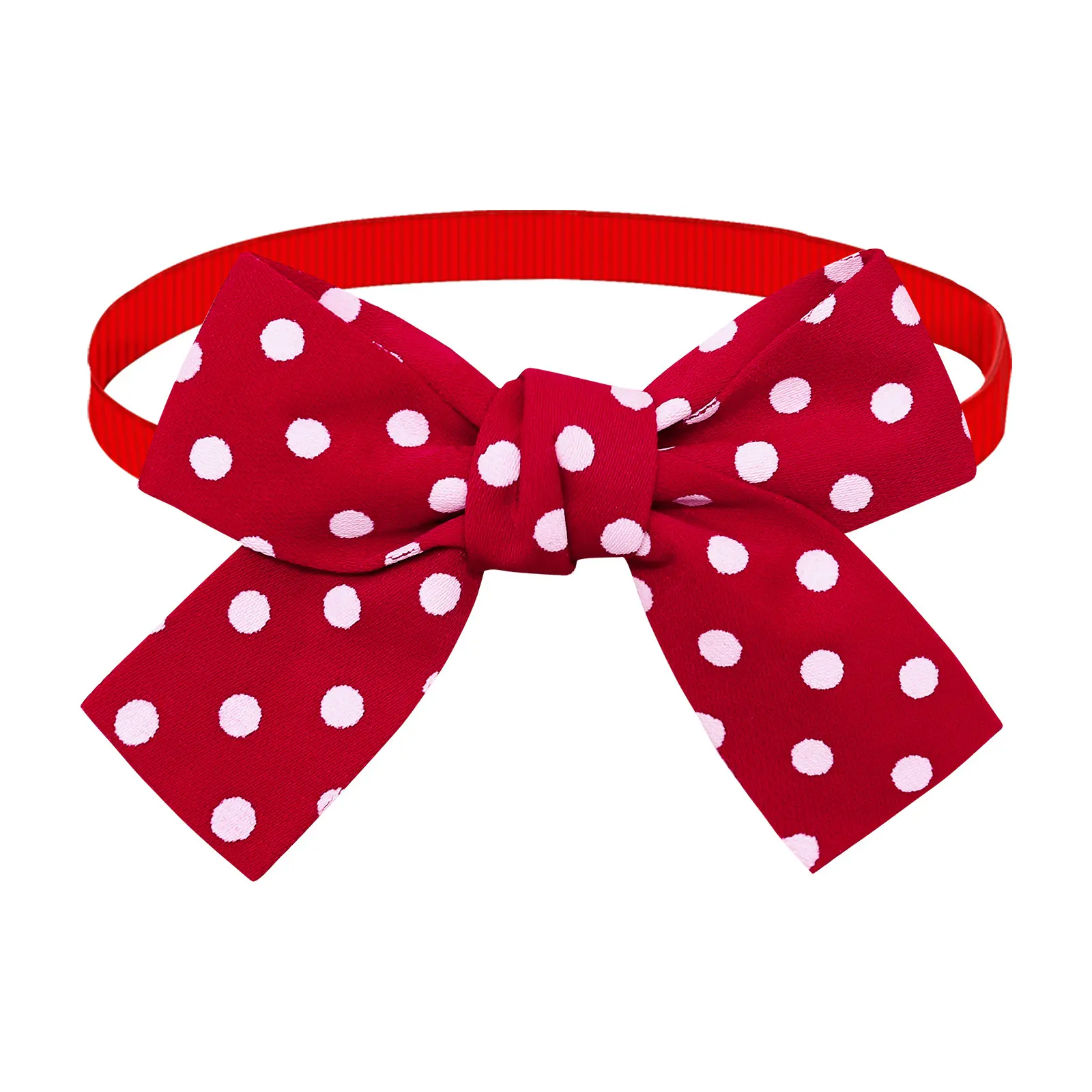Valentines Day Dog Collar with Bow Heart Print Pet Bowtie Collars