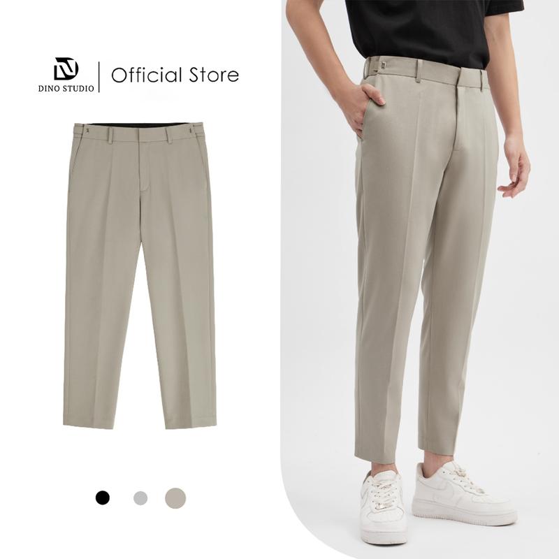 [Vải Đẹp] Quần Âu Nam Sidetab Điều Chỉnh Độ Rộng Eo, Quần Tây Nam Cạp Cao Form Dáng Baggy Phong Cách Hàn Quốc Menswear Pants Có Túi