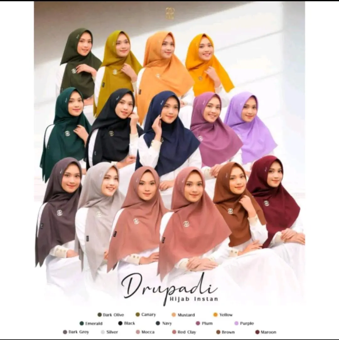 Hijab Instan Drupadi By Puan Indonesia HIJAB INSTAN BEST SELLER