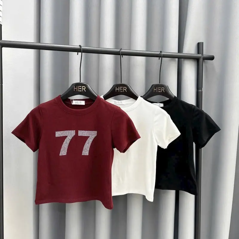 Áo thun crt in đá số 77 ôm