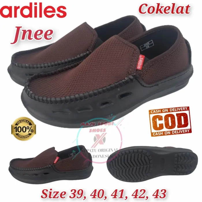 SEPATU SLIP ON PRIA ARDILES JNEE ENTENG / SEPATU ARDILES KARUNG ORIGINAL Flat Shoes Karet Kerja bersirkulasi minimalis Kasual 6