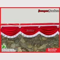 Gambar Backdrop Maramis | Background Risplang Merah Putih Panjang Dekorasi Kemerdekaan HUT RI - 5GELOMBANG dari Juraganbendera Kota Surabaya 2 Tokopedia