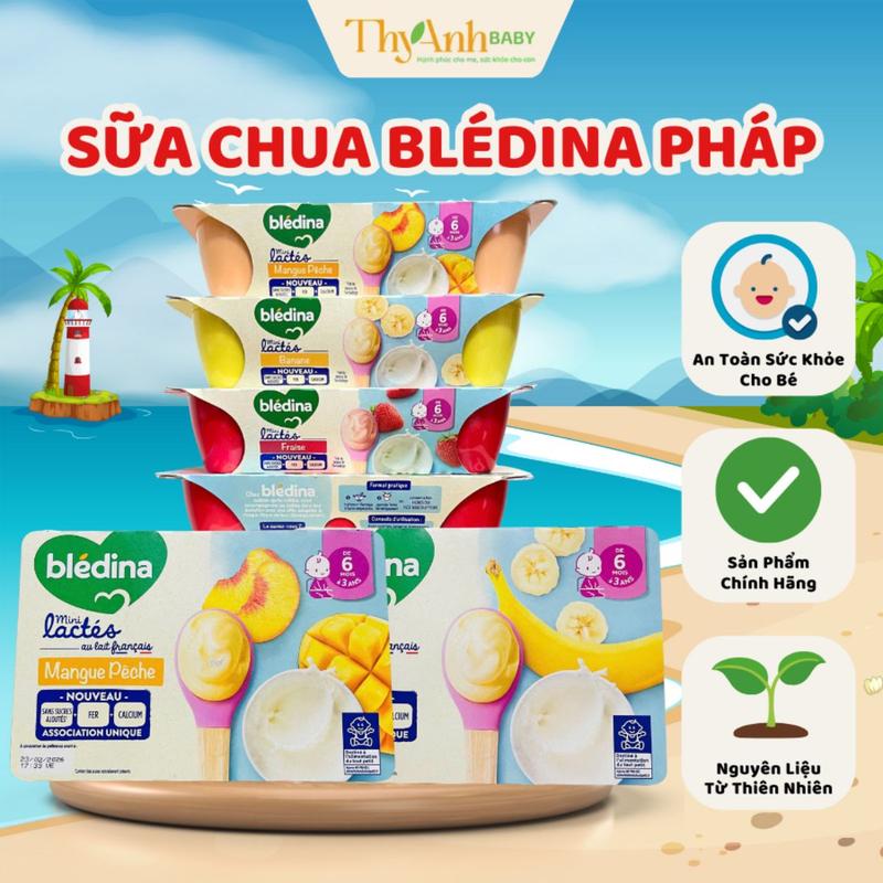 Lựa chọn tinh túy Sữa Chua Bledina Cho Bé 6m+ Pháp