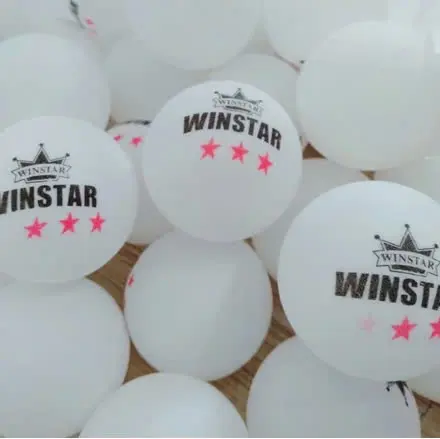 Bóng Bàn Tập Luyện Winstar 2 Màu TRẮNG - VÀNG quấn cán vợt joola banh đá cầu cây shuttlecock