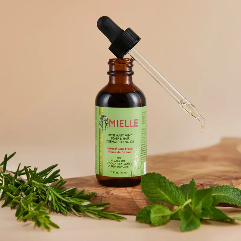 Dầu Dưỡng Tóc Mielle Rosemary Mint 59ml - Nuôi Dưỡng & Tăng Cường Tóc, Giảm Chẻ Ngọn, Làm Dịu Da Đầu - Trà 7