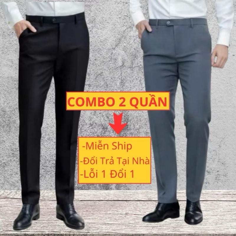 [COMBO 2 QUẦN] Quần Tây Nam Hàn Quốc SOLADO Ống Slimfit Công Sở Vải Cát Hàn Cao Cấp Dày Dặn MENSWEAR PANT 2025, quan thoitrang
