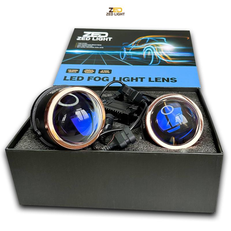 Đèn Bi Gầm 3.0 P90 65W Hàng Cao Cấp 3 Gam Màu Pha Màn Chập - Lắp Đèn Gầm Ô Tô - Trợ Pha Xe Máy 12V Điện Bình - Chống Nước IP68,