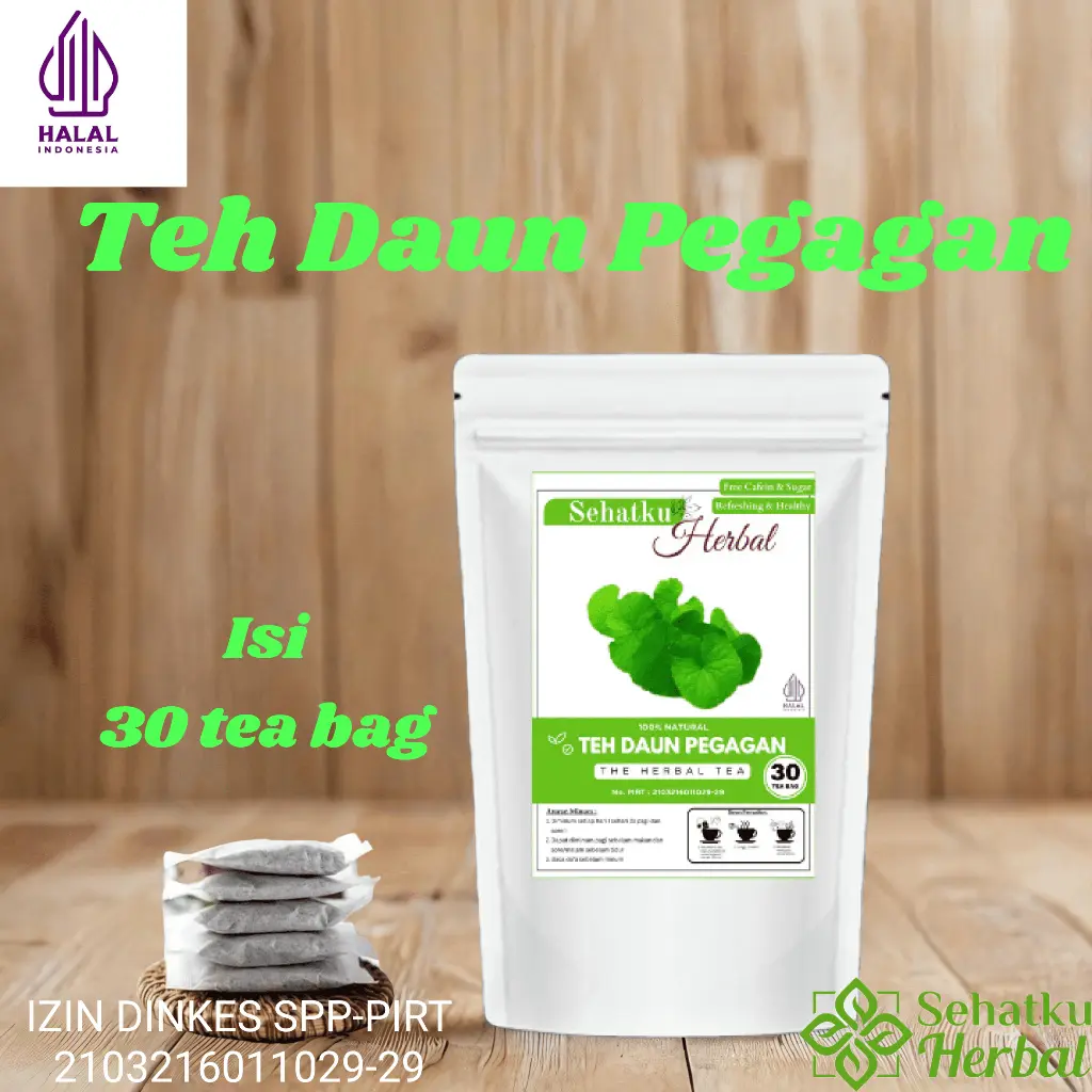 Sehatkuherbal Teh Daun Pegagan isi 30 Tea bag - Shop | Tokopedia