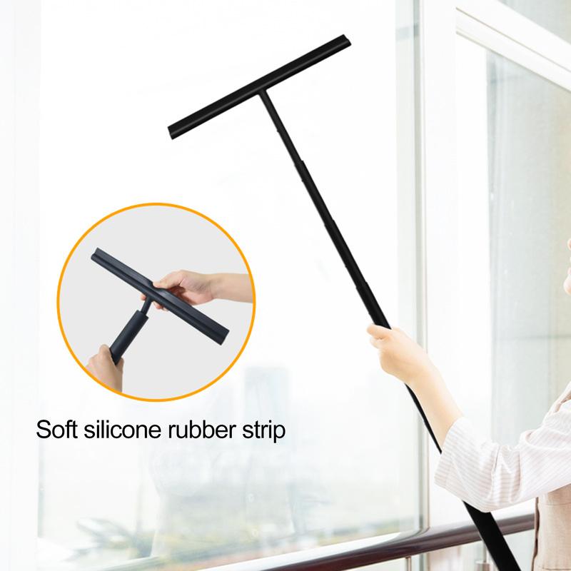 Window Scraper Extendable with Anti-Slip Grip Long Handle Non-drilling ...