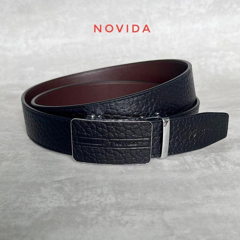 Thắt Lưng Nam Da Trâu Ý Nhập Khẩu Cao Cấp- Màu đen