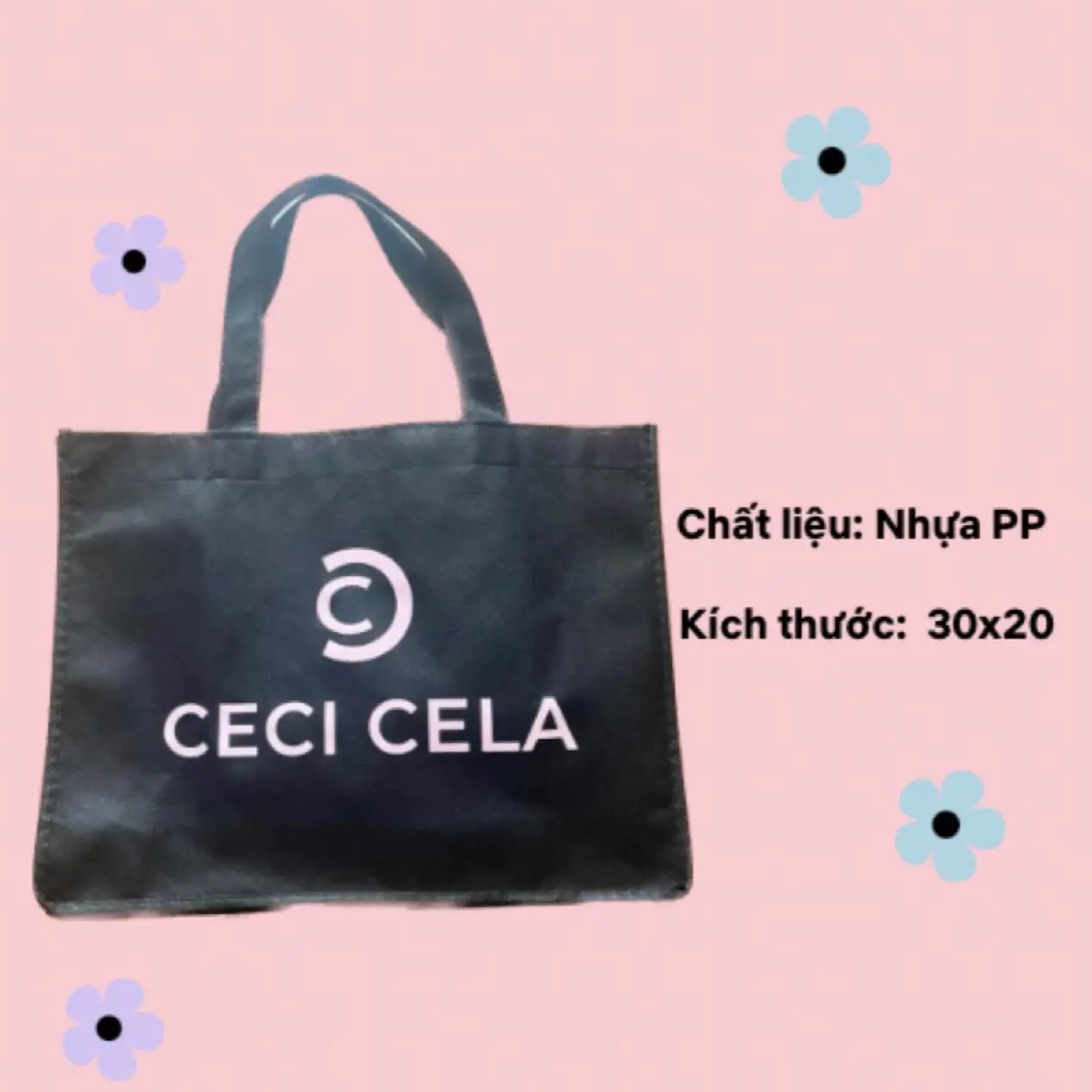 Ceci Cela - Túi vải tote Ceci