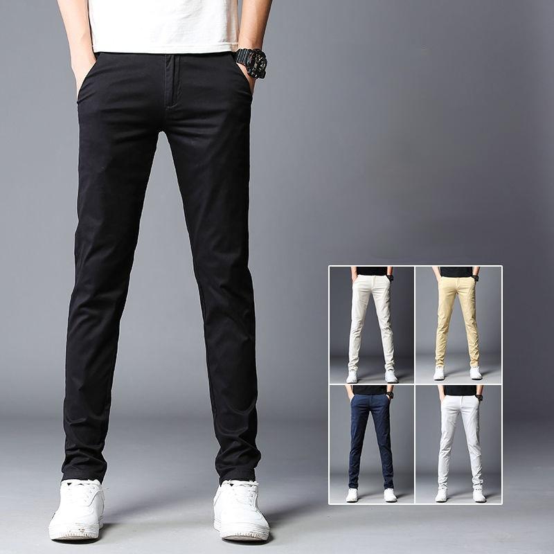 Quần Kaki dài From Slim Fit Co Giãn Chất Cotton dày dặn Nhiều màu Nam Pants Menswear