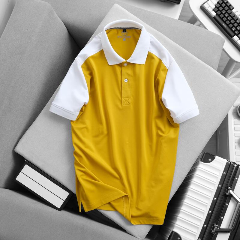 Áo Polo nam phối tay trắng , nam tính, thanh lịch, sang trọng-ATPTT1222 2