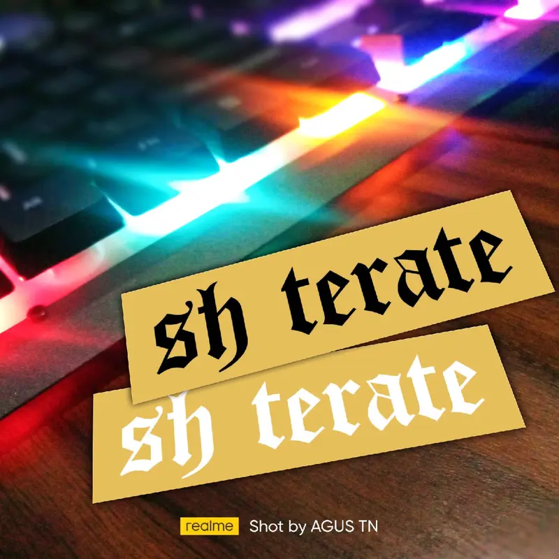Stiker psht SH Terate Tulisan baru 0