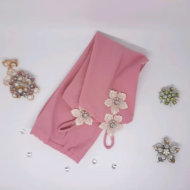 Handsock Tiara Premium Luxury Manset Sarung Tangan Muslimah Kekinian 5