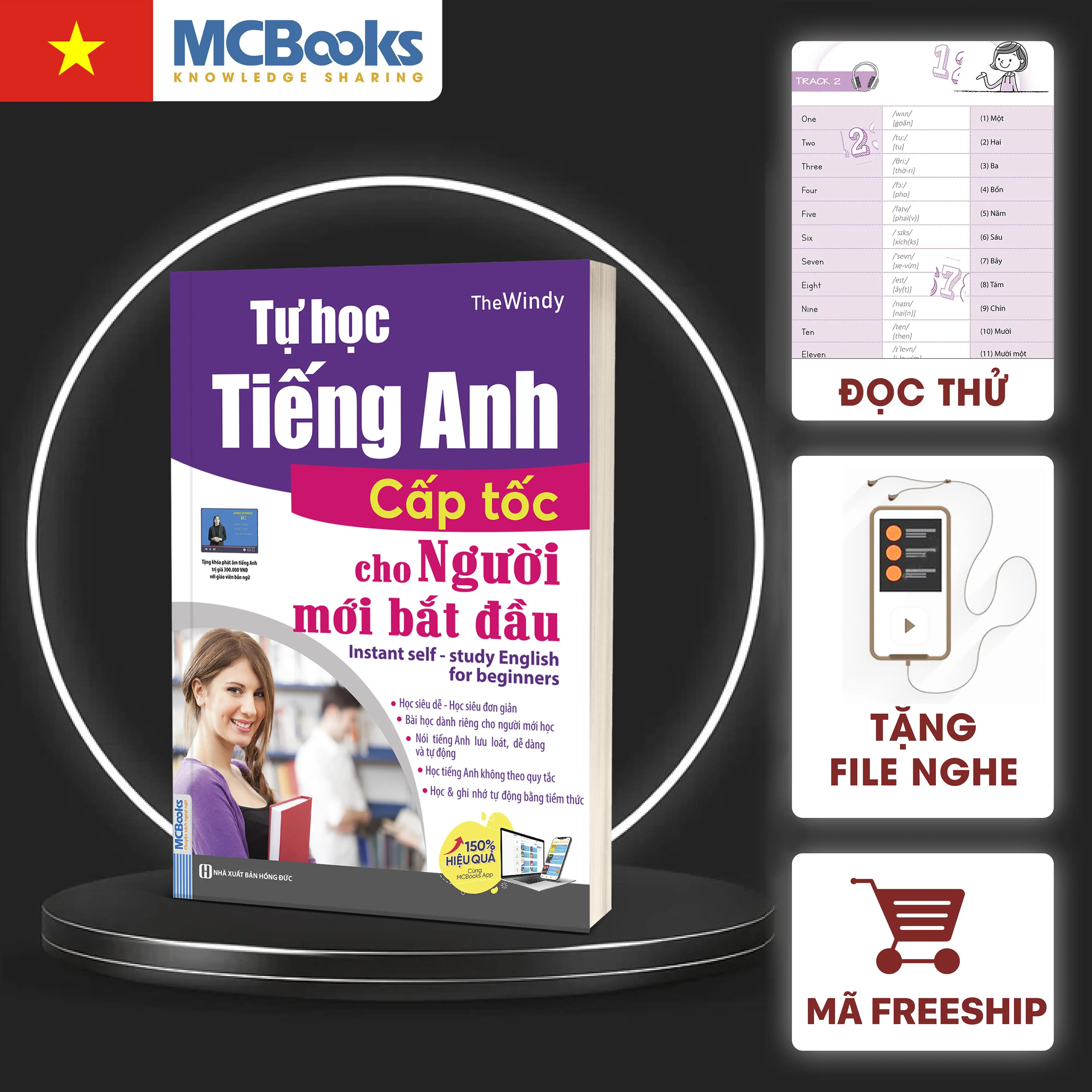 [MCBooks] Sách Tự Học Tiếng Anh Cấp Tốc Cho Người Mới Bắt Đầu- Instant Self Study English For Beginners