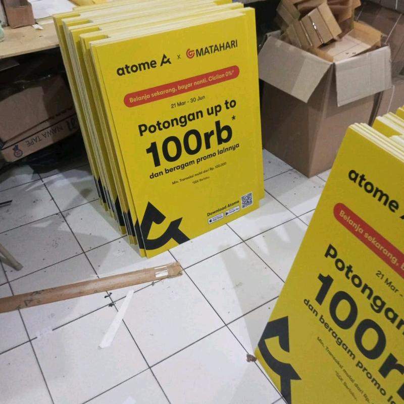 BANNER IMPRABOARD CUSTOM, BANNER TRIPOD, BANNER A1 2