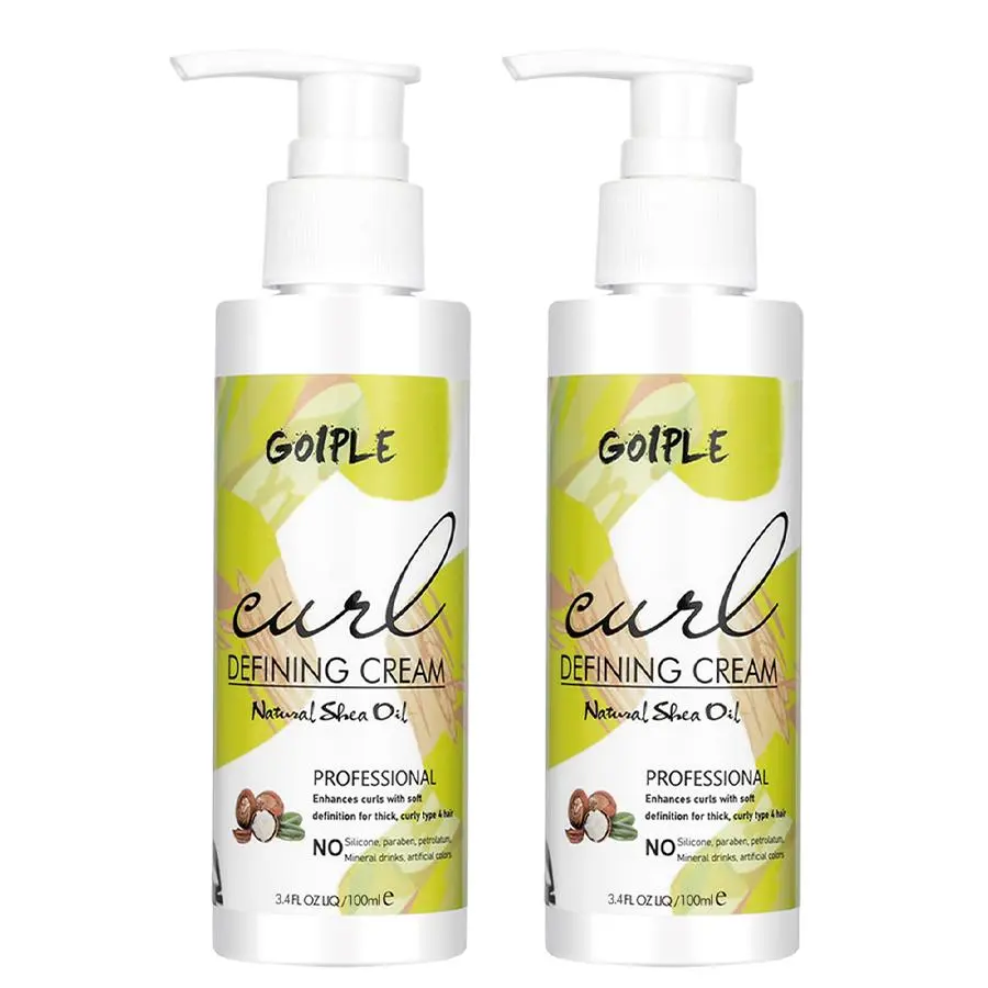 Curly Defining Cream, 2 Counts/set Long-lasting Shaping Hair Care Product Suitable for Frizzy Hair, Hair Styling Product for Women & Men, Christmas Gift, Christmas, Christmas Eve Box