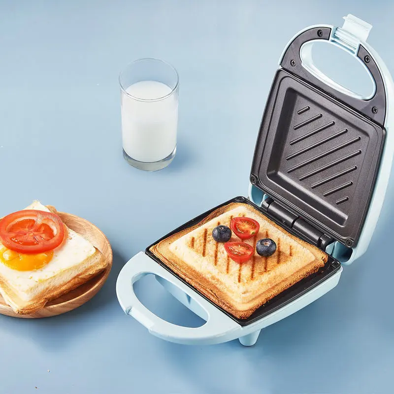 Sandwich Machine Multi-Function Breakfast Maker Light Food Machine Toaster Small Toast Press and Bake Machine Waffle Machine Household