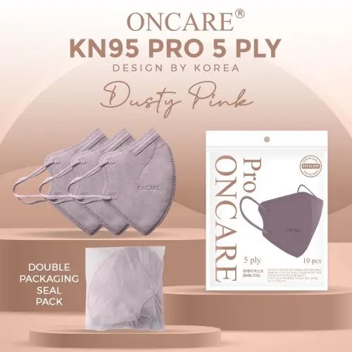 Masker KN95 Mouson/oncare/EZIO PRO 5PLY premium 1Pax Isi 10Pcs 8