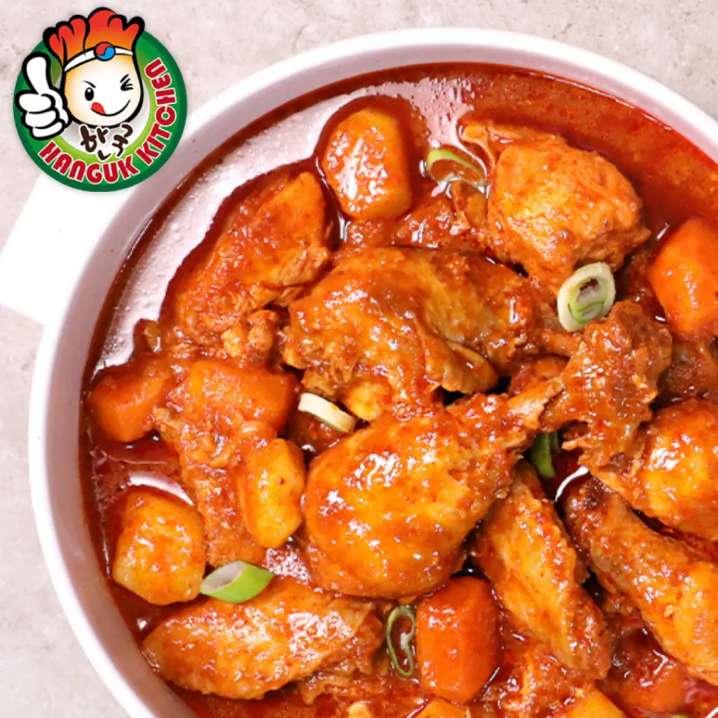[TF][HEAT & SERVE] Korean Spicy Korean Chicken Stew (Dak Dori Tang) 620g - By Hanguk Kitchen Korean Food Mart