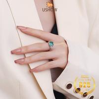 Gambar USHOW 925 Perak AAAAA Zircon Spot 2 Perhiasan Cincin Karat - No1, Dapat disesuaikan dari USHOW Kab. Gresik 2 Tokopedia