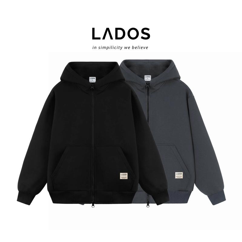 Áo Khoác hoodie zip nam chất nỉ chân cua cao cấp LADOS-12115 ấm áp phong cách thời trang unisex 