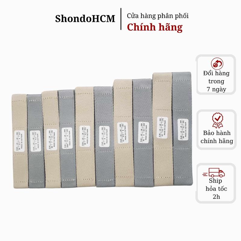Quai hậu Sandals SHONDO F6 2 Cái Quai Màu Be màu Xám phụ kiện quai giày các dòng sandals đế bằng nam Nữ
