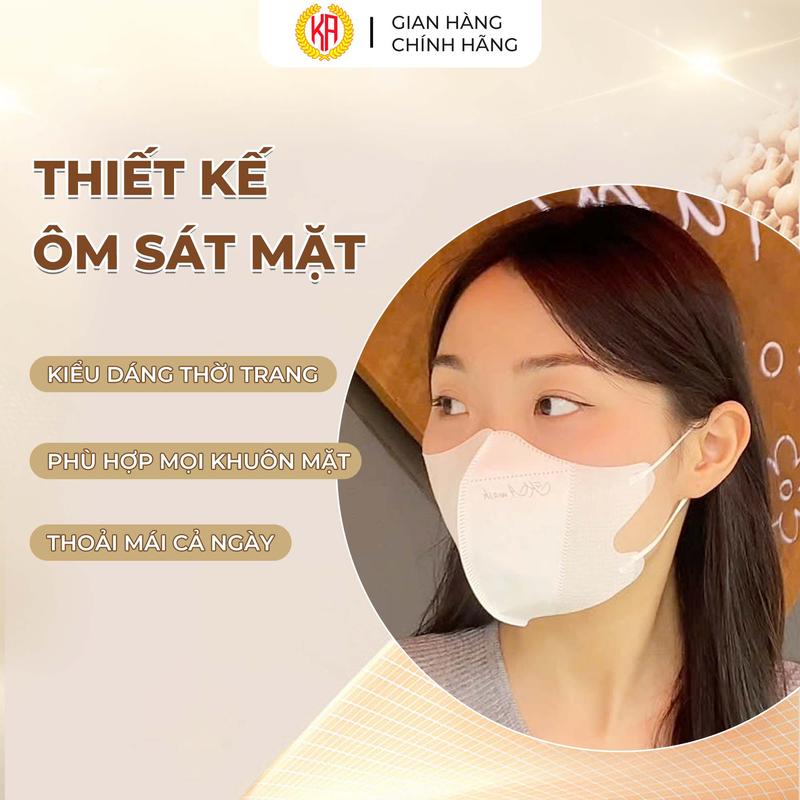 [600c] Khẩu Trang 5D Hương Quế Khuyến Anh Giúp Chống Tia UV Ngăn Ngừa Bụi Mịn Chống Nắng Chống Nước