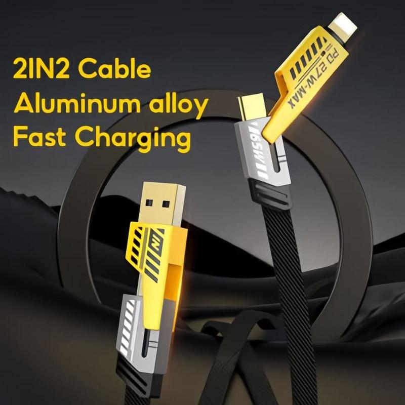 Product Introduction of Type C 65W Super Fast Charging Cable for  Android 4 IN 1 Type C Quick Charging Cable Alloy Computer Usb 19