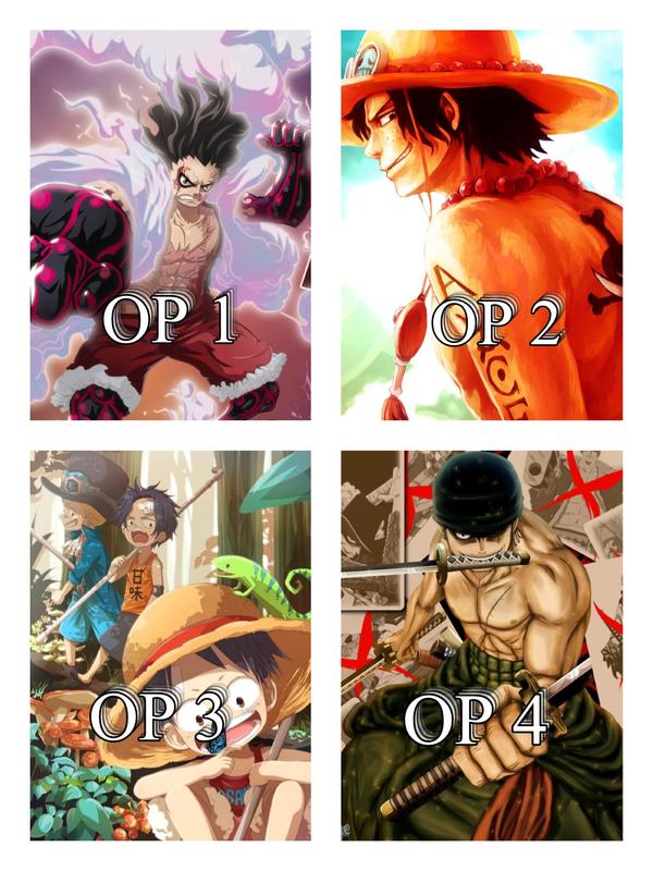 POSTER ONE PIECE DÁN TƯỜNG CÓ KEO