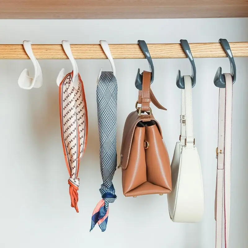 Simple Wardrobe Tie Scarf Multi-Purpose Bag Hook Organiser