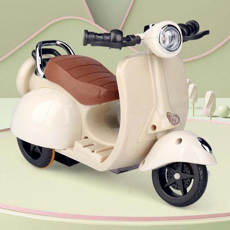 Product Introduction of [Size:4.9x7.5x3.7in]MotorcycleToy Palm-Sized Electric Bike Q6S9 rotates 360 degrees. Noise and light Cannot be ridden 25