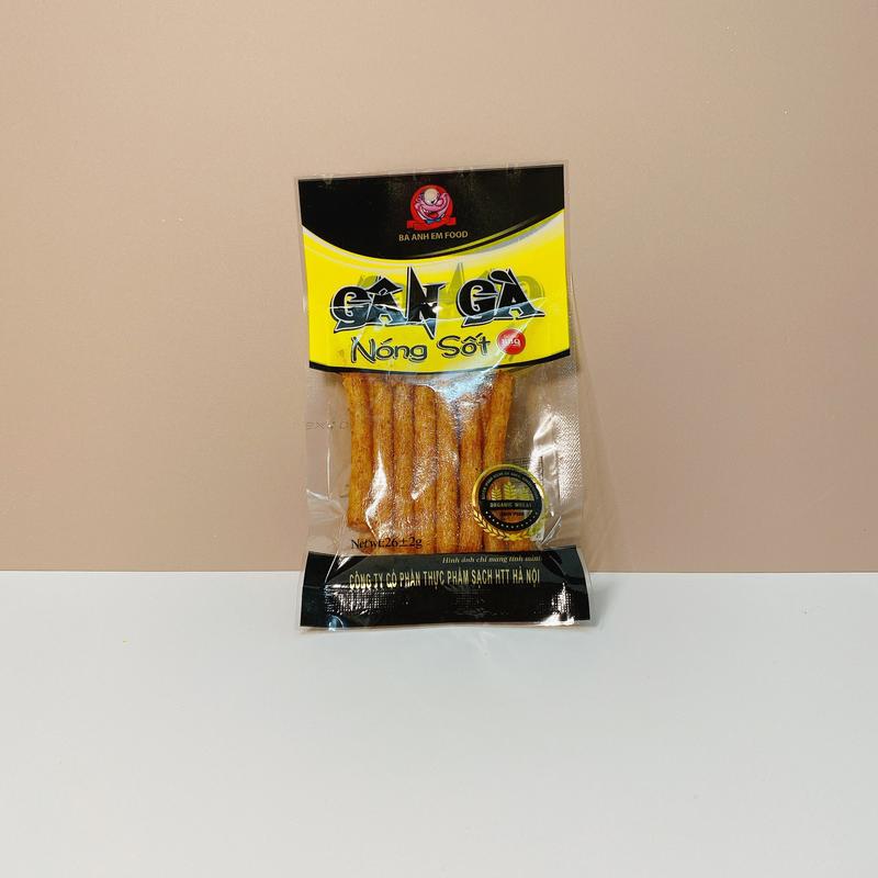  10 Gói Snack BimBim Gân Gà Nóng Sốt Ba Anh Em Food Đồ Ăn Tuổi Thơ Đồ Ăn Vặt Việt Nam kẹo 