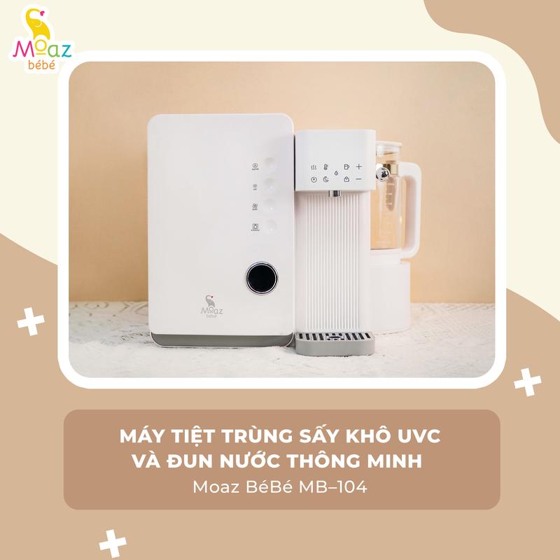 Máy tiệt trùng sấy khô UVC và đun nước thông minh Moaz BéBé MB – 104