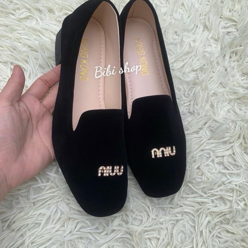 Giày bupbe nữ khoá Miu mã M64 (FOM NHỎ, trừ chân gầy mỏng ra khách nên lấy tăng 1 size)