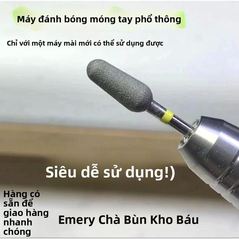  Dụng Cụ Đánh Bóng Móng Tay Công Cụ Đánh Bóng Nga Đầu Mài Làm Móng Phong Cách Nhật Bản Điều Trị Sẵn Phụ Kiện Tẩy Tế Bào Chết Kim Cương Thích Hợp Cho Người Mới Làm Quen Ống Trùm Kén Cứng Có Gai Để Tẩy Tế Bào Chết 