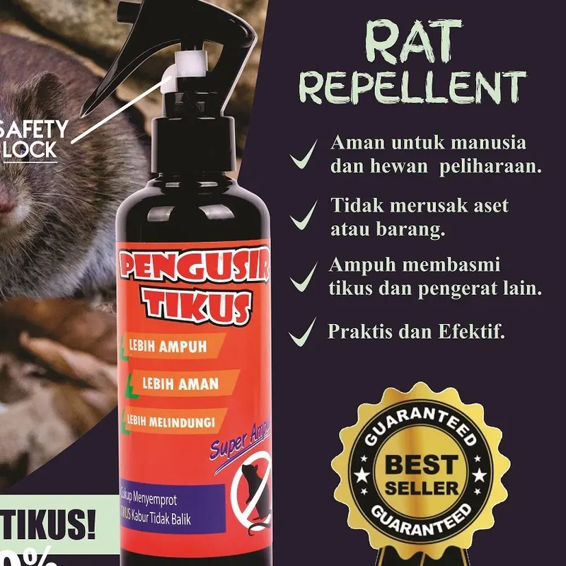 Pengusir Tikus cairan anti tikus aman tanpa racun dan kimia 250ml 2