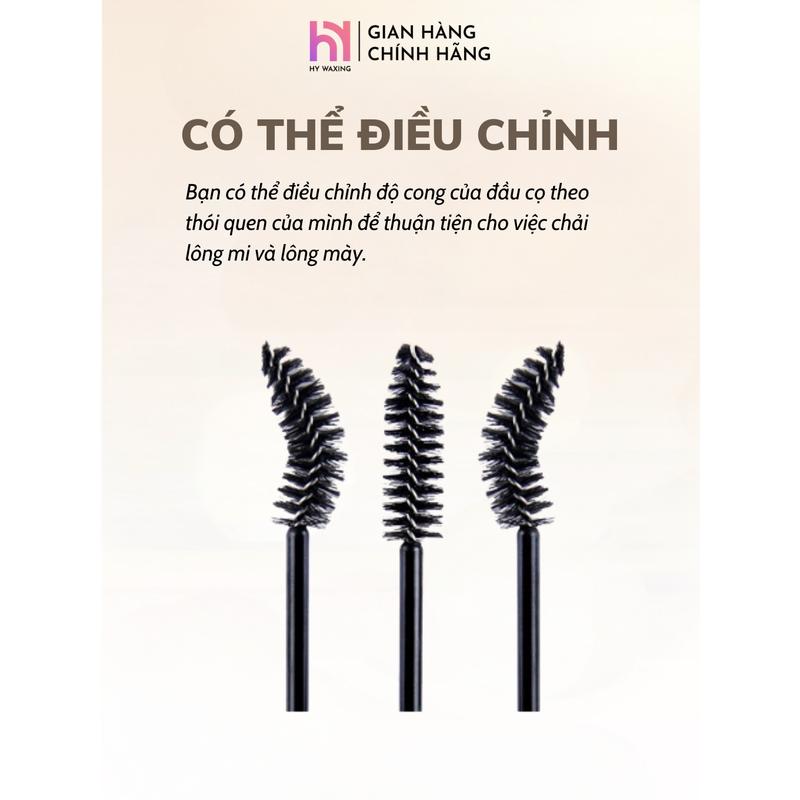 Cọ Mascara chuốt lông mày chuốt mi ngắn Lông Mày Trang Điểm Làm Đẹp HY WAXING CI-141 8