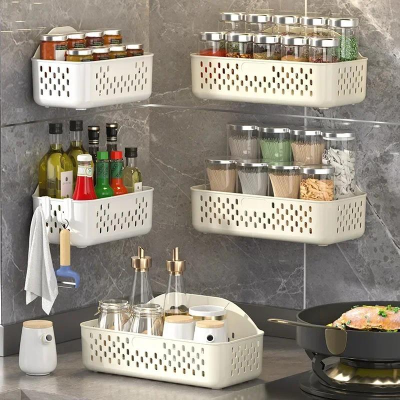 Product Introduction of Giỏ Đựng Đồ Treo Tường, Gia Dụng, Giá Để Đồ Gia Vị Nhà Bếp, Giỏ Thoát Nước Rau Củ Quả, Giỏ Phân Loại Linh Tinh Kitchen giỏ mica  tròn Rổ 0