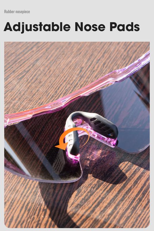 Product Introduction of KAPVOE Anti-fog Photochromic lenses Cycling Glasses Men Women UV400 Fishing glasses Outdoor Bike Riding Sunglasses Driving hiking Running Eyewear Sports Anti-fog Goggles 18