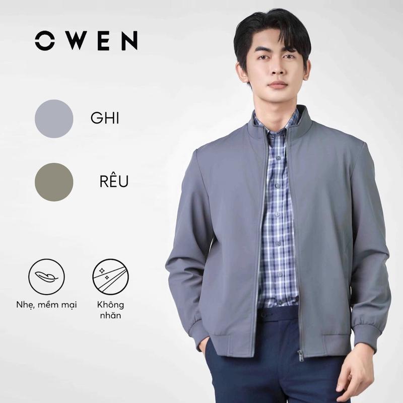 OWEN - Áo khoác gió nam 2 lớp cổ đứng 2 màu Menswear Jacket