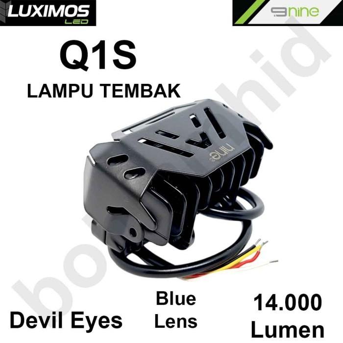 Lampu LED Tembak Sorot 2 mata LUMINOS Q1s Projektor Laser 3Mode 5000Lumen Grs 7