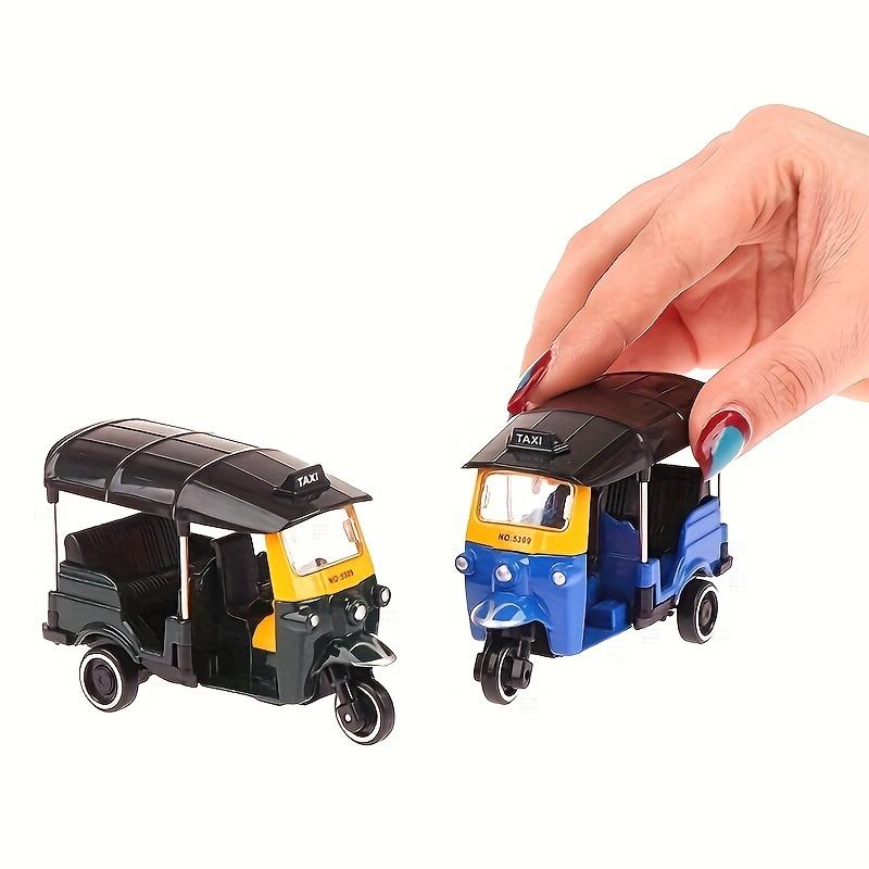 1pc, 1:43 Alloy Tricycle Retro Thai Tricycle Simulation Model, Table Ornament, Three Wheeled Motorcycle Model, Gift Tabletop Ornament, Home Decor, Kawaii Gift 6
