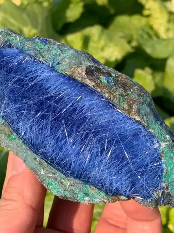 Unique Blue Copper Ore Specimen Quartz, Natural Crystal Decoration, Home Decoration & Collection, Ideal Gift for Holiday 4
