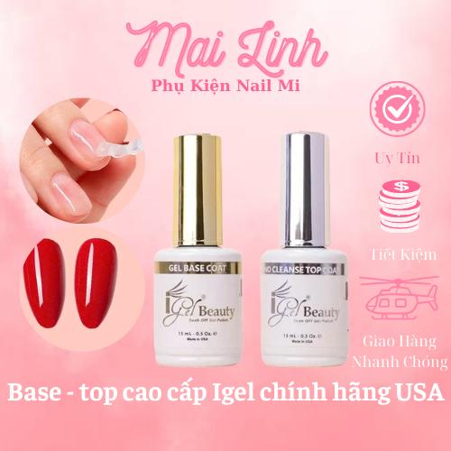 Base liên kết và top phủ bóng cao cấp IGEL chính hãng nhập khẩu Mỹ (15ml)